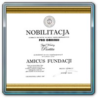 12. Nobilitacja AmiCus Fundacji PRO OMNIBUS